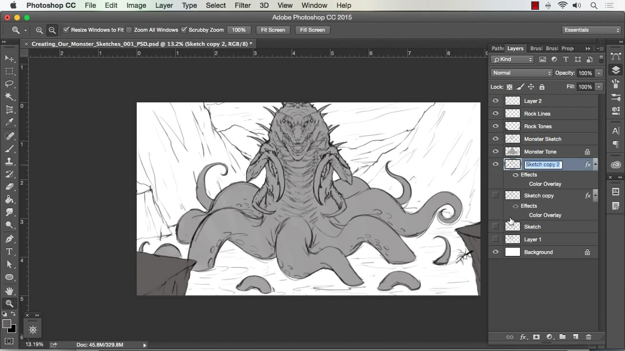 How to Create Monster Art in Adobe Photoshop