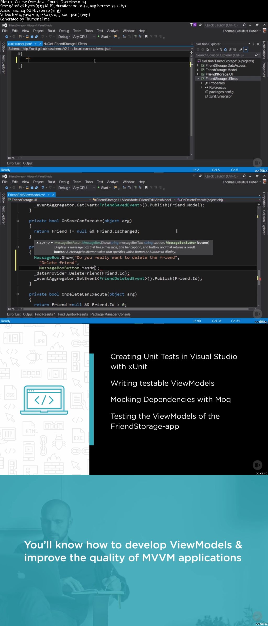 WPF and MVVM: Test Driven Development of ViewModels