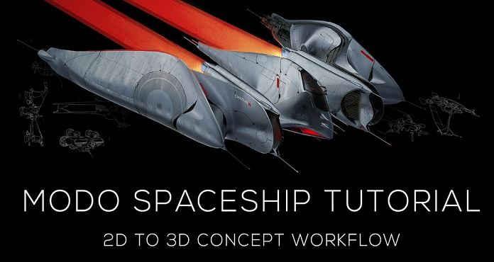 Gumroad - Modo Spaceship Tutorial by Vaughan Ling