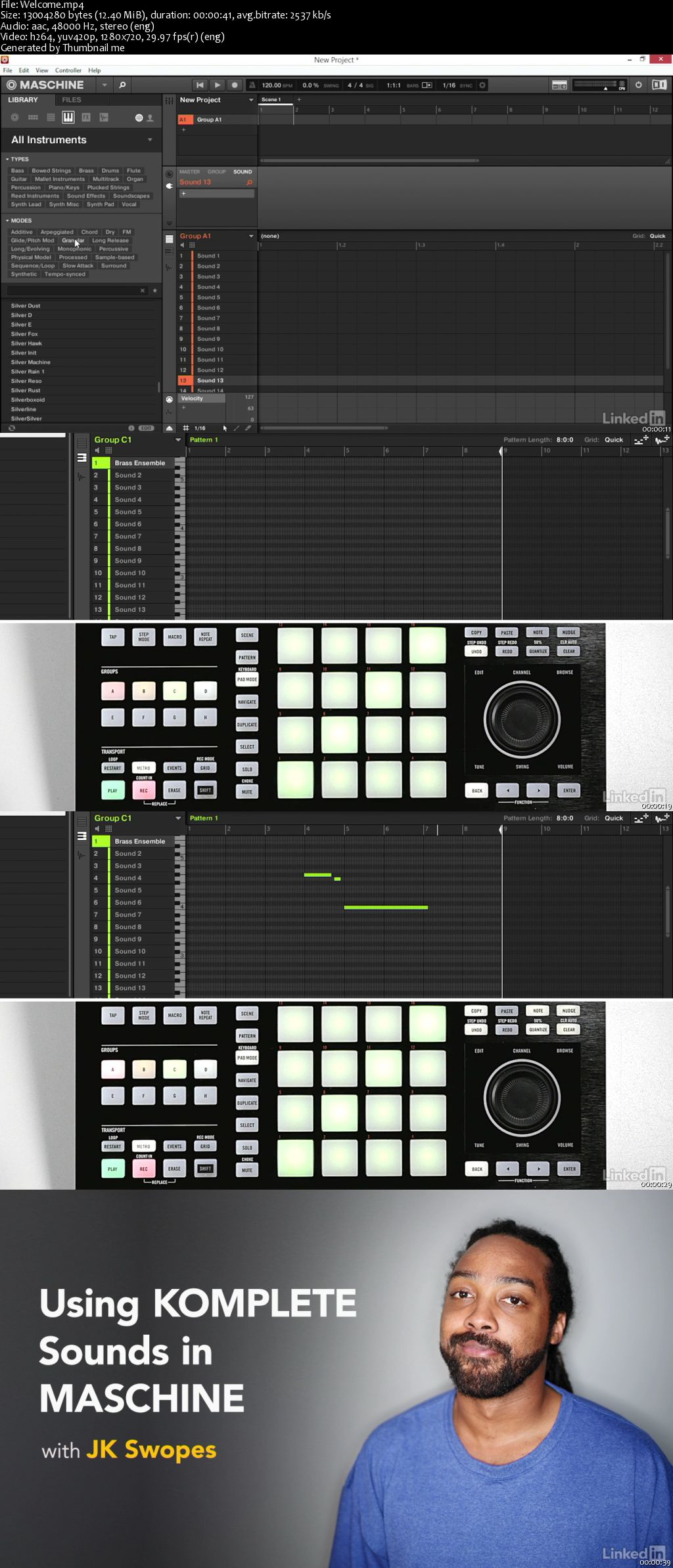 Using KOMPLETE Sounds in MASCHINE