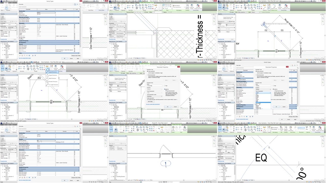 Architectural Families in Revit