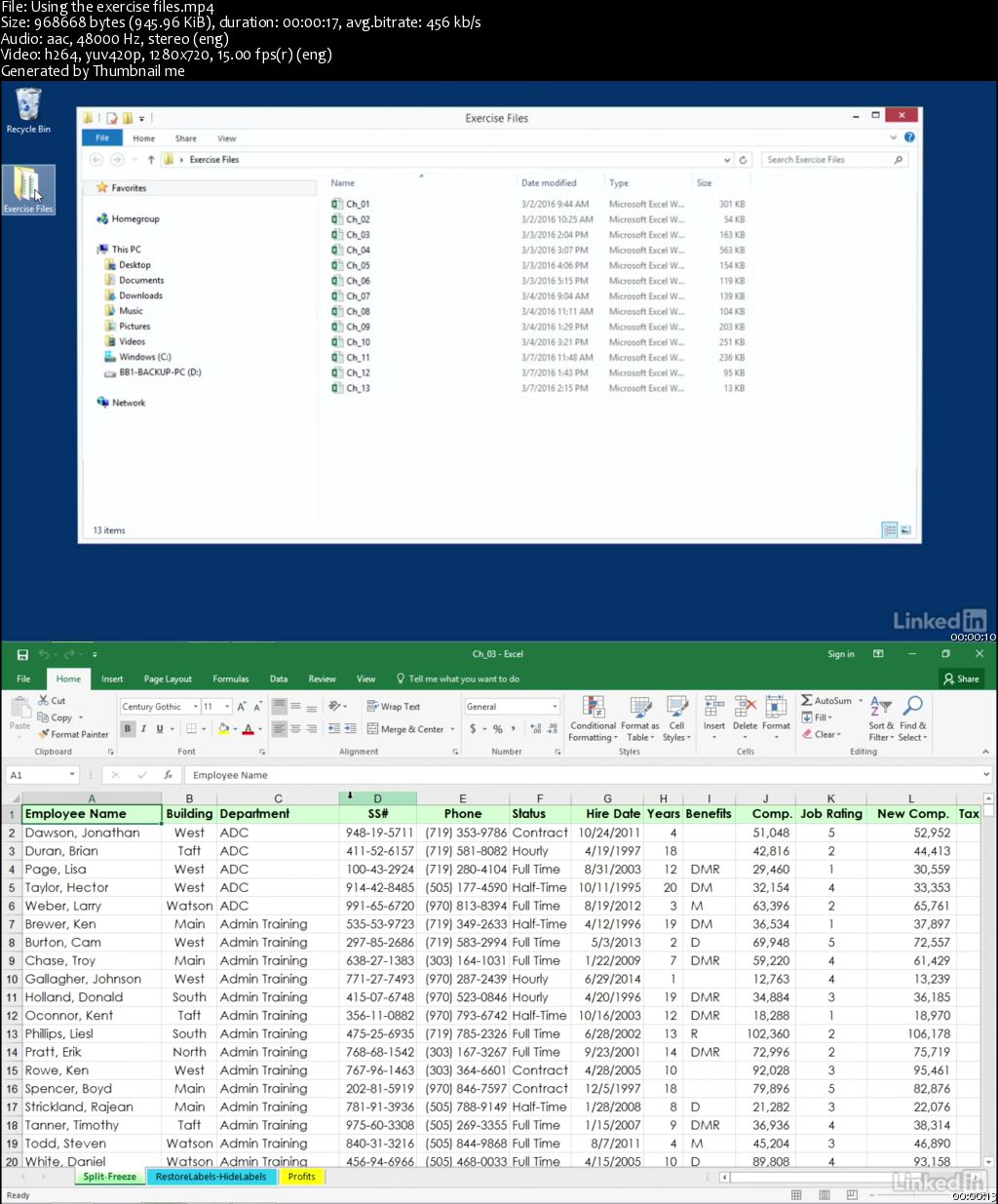 Excel 2016 Tips and Tricks