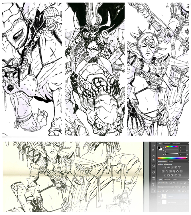 Gumroad – Creating concepts and illustrations in Pen and Ink (full package)