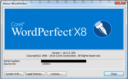 Corel WordPerfect Office X8 v18.0.0.200