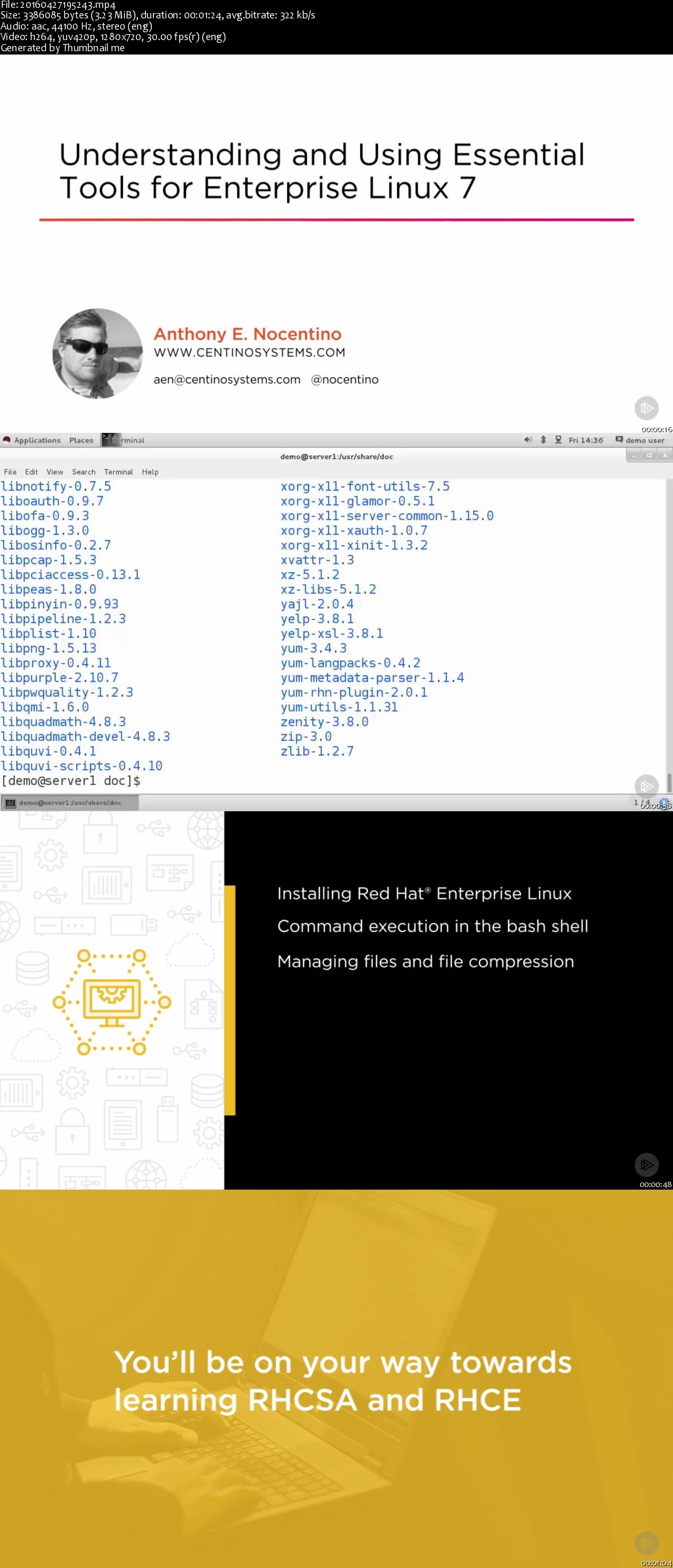 Understanding and Using Essential Tools for Enterprise Linux 7 (2016)