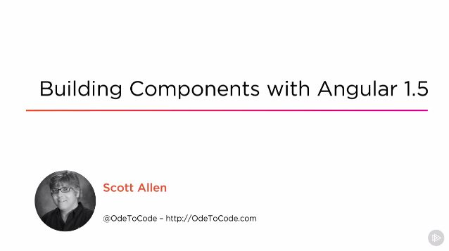 Building Components with Angular 1.5