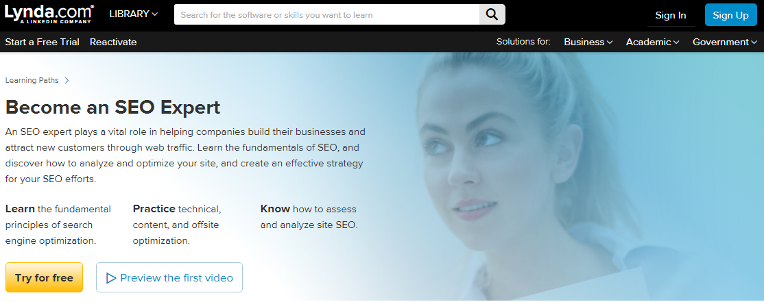 Lynda - Become an SEO Expert