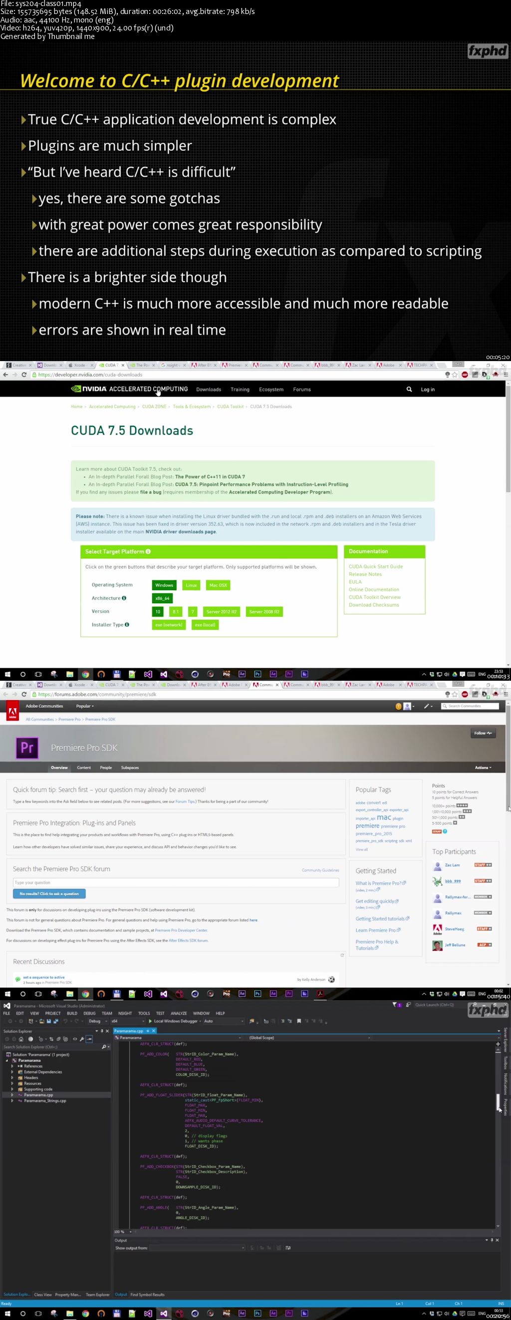 Plugin Development for Adobe Premiere and After Effects