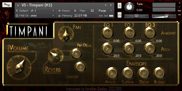 Versilian Studios Timpani KONTAKT VST AU