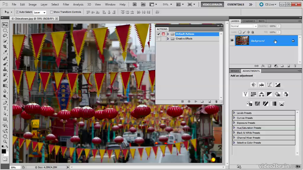 Automate Image Editing in Adobe Photoshop CS5: Learn by Video [repost]