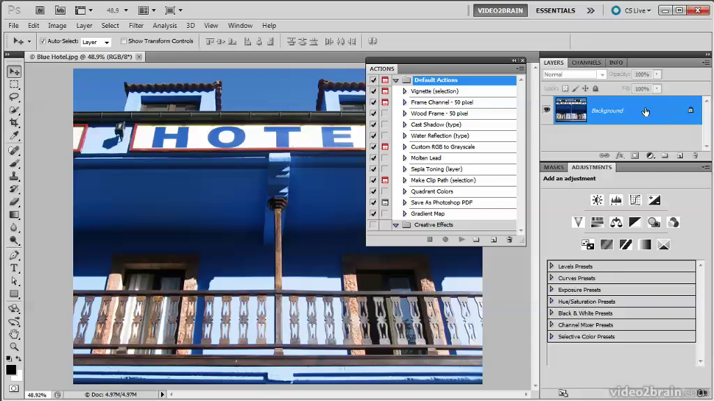 Automate Image Editing in Adobe Photoshop CS5: Learn by Video [repost]