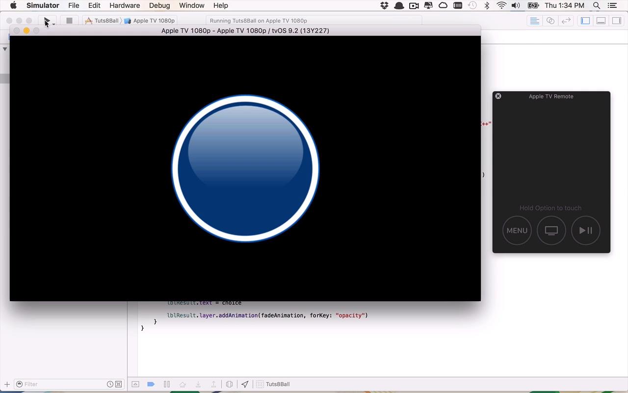 Tutsplus - Create an Apple TV App With Swift