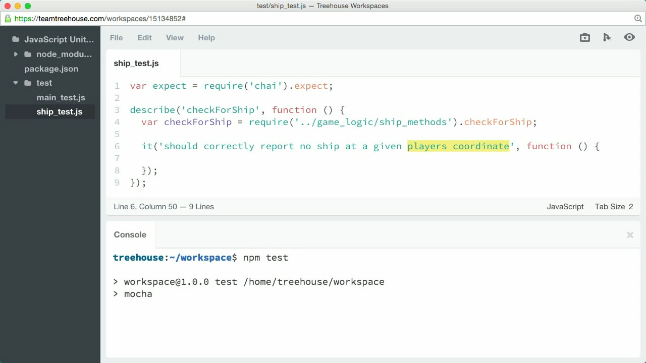 JavaScript Unit Testing