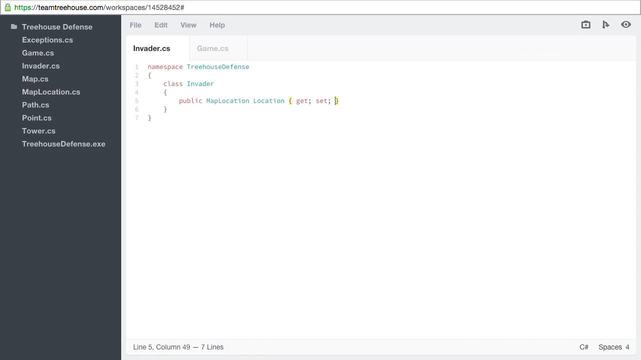 Teamtreehouse - C# Objects