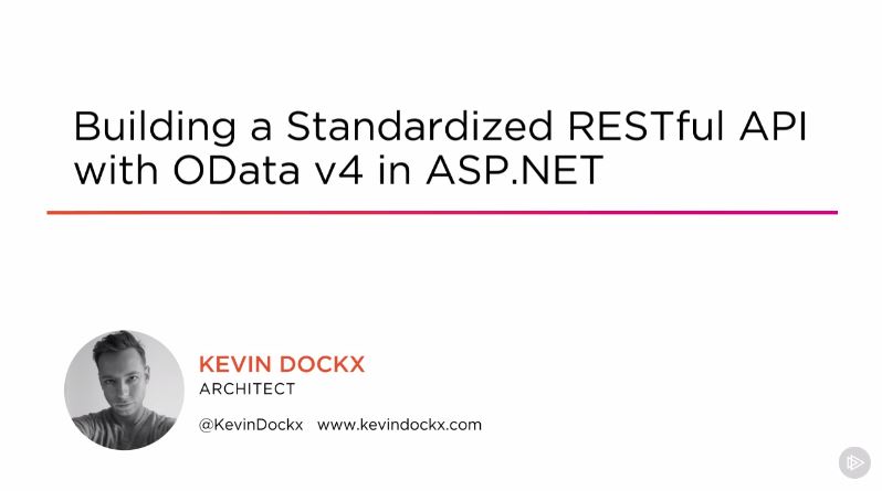 Building a Consistent RESTful API with OData V4 in ASP.NET