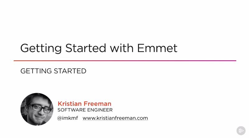 Getting Started with Emmet