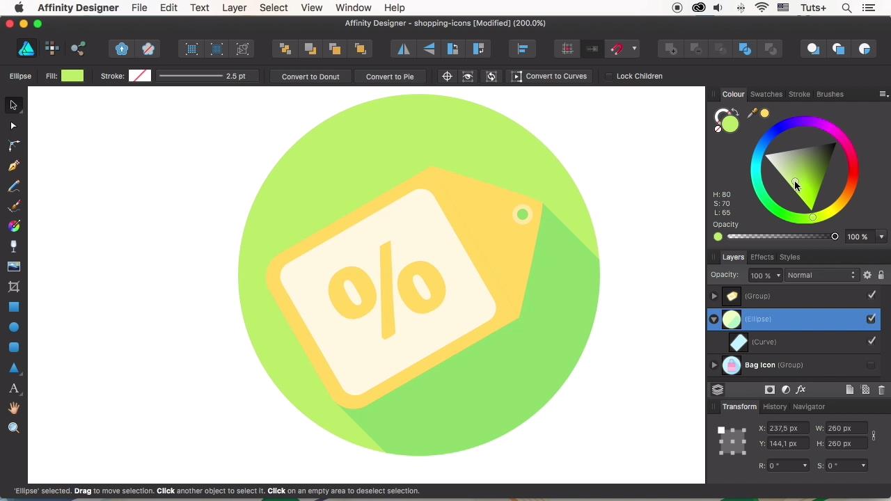 Tutsplus - How to Design Flat Icons in Affinity Designer