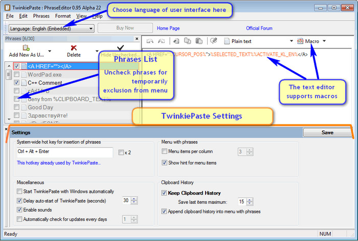 TwinkiePaste 2.16 Build 436 + Portable