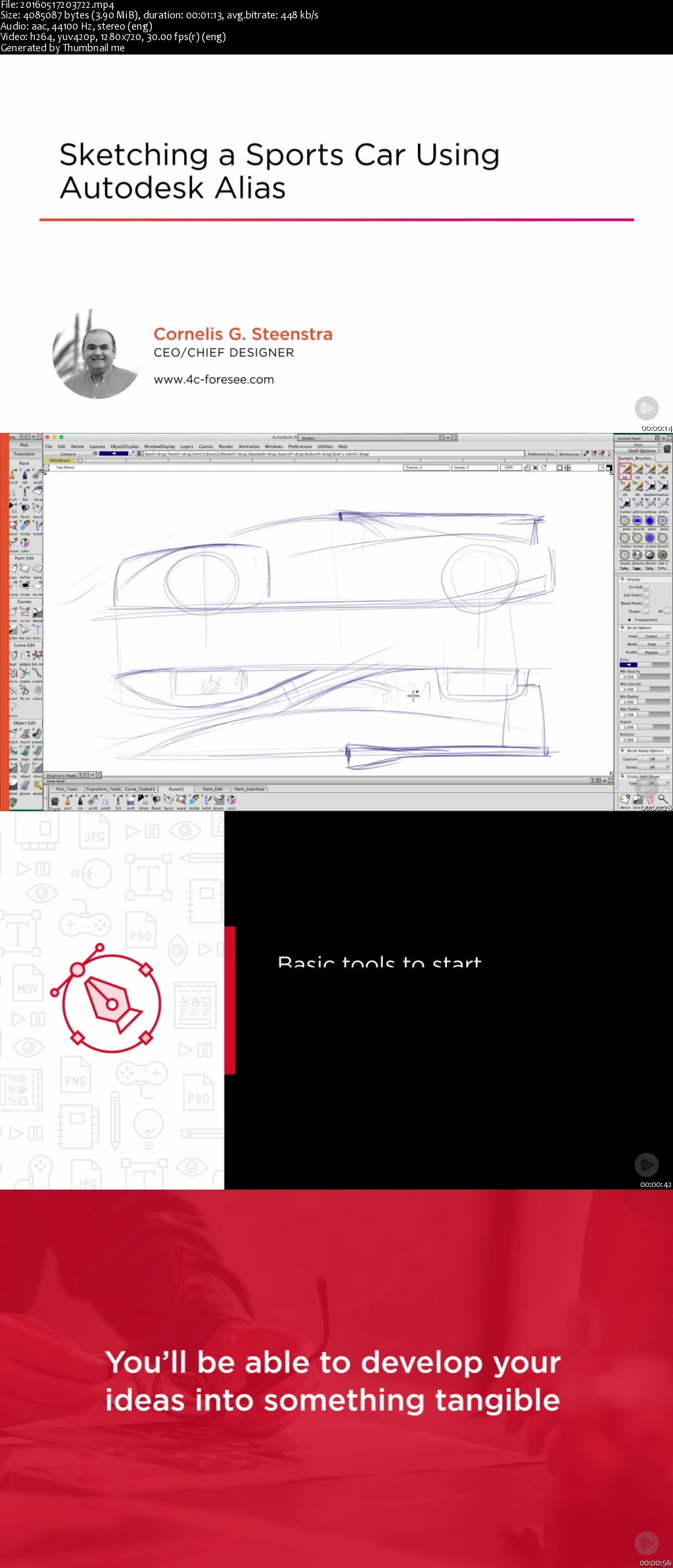 Sketching a Sports Car Using Autodesk Alias