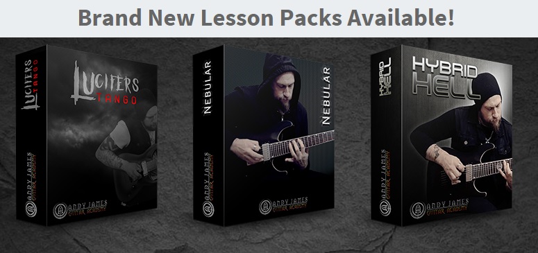 Andy James Guitar Academy - Lucifer's Tango - Nebular - Hybrid Hell Package