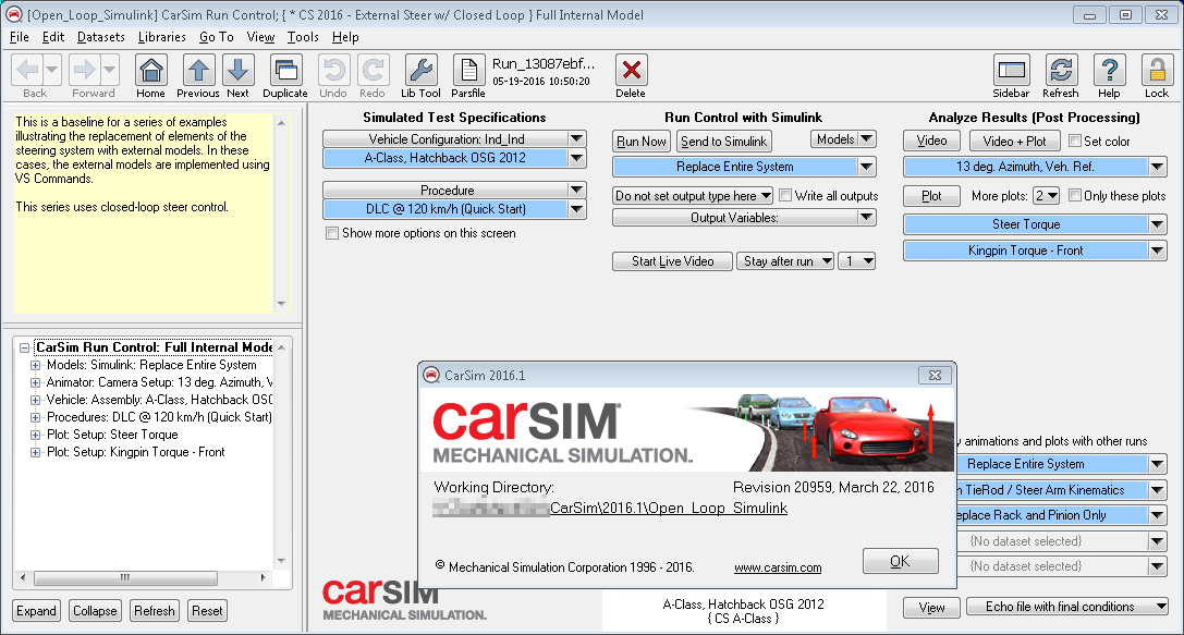 CarSim/TruckSim 2016.1