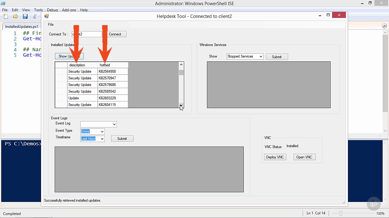 Building a Client Troubleshooting Tool in PowerShell (2016)