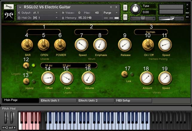 Replika Sound - RSGL02 V6 Electric Guitar KONTAKT