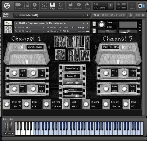 Rattly And Raw The Cassamplerette Renaissance KONTAKT