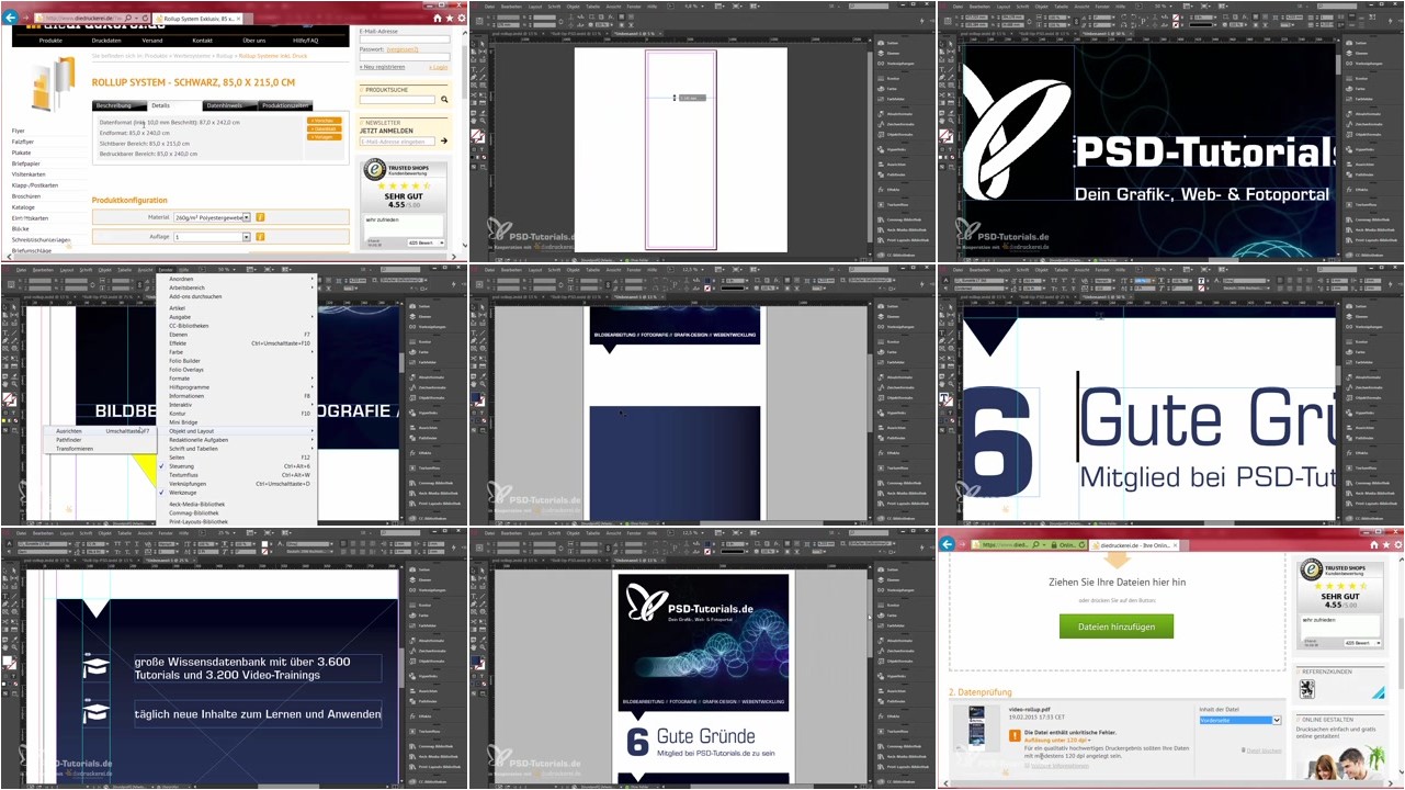 PSD Tutorials - Frische Printlayouts in InDesign