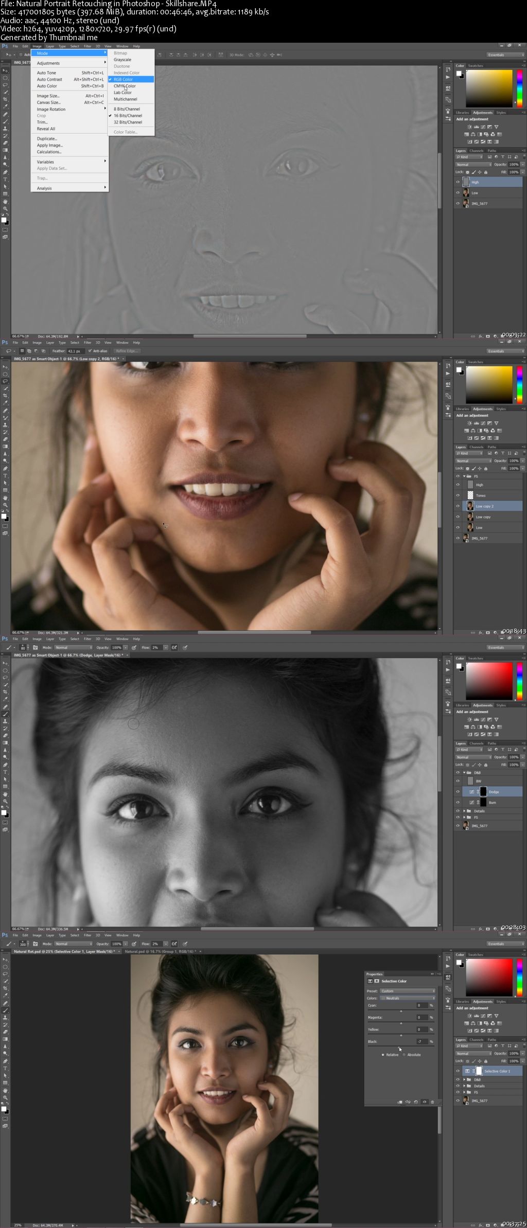 Natural Portrait Retouching in Photoshop