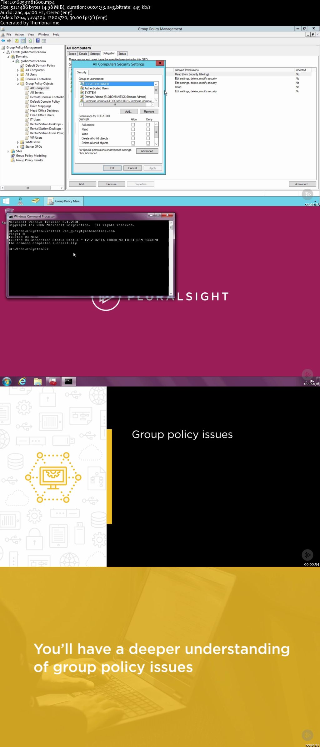 Group Policy: Troubleshooting