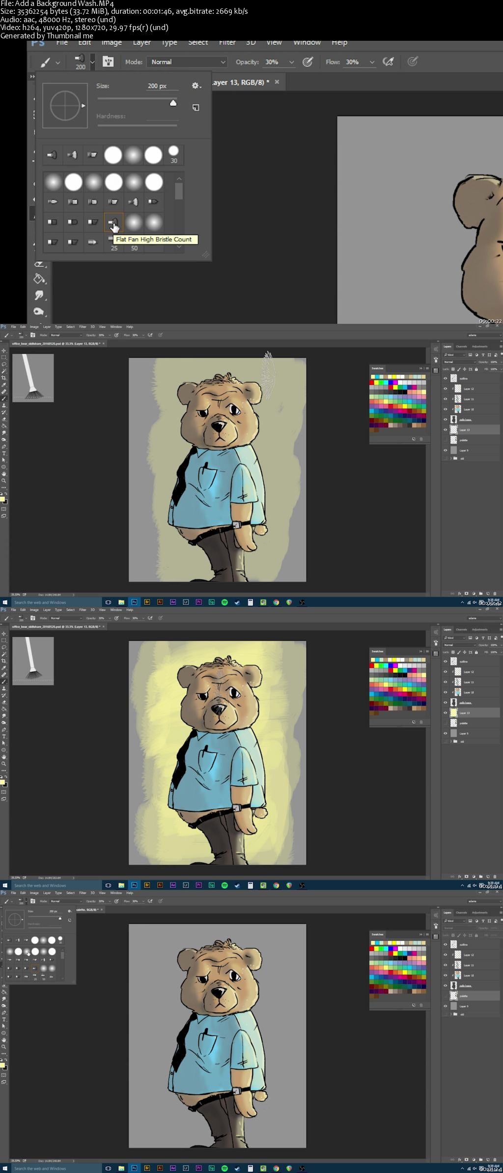 Digital Illustration Basics: How to Color a Drawing in Photoshop