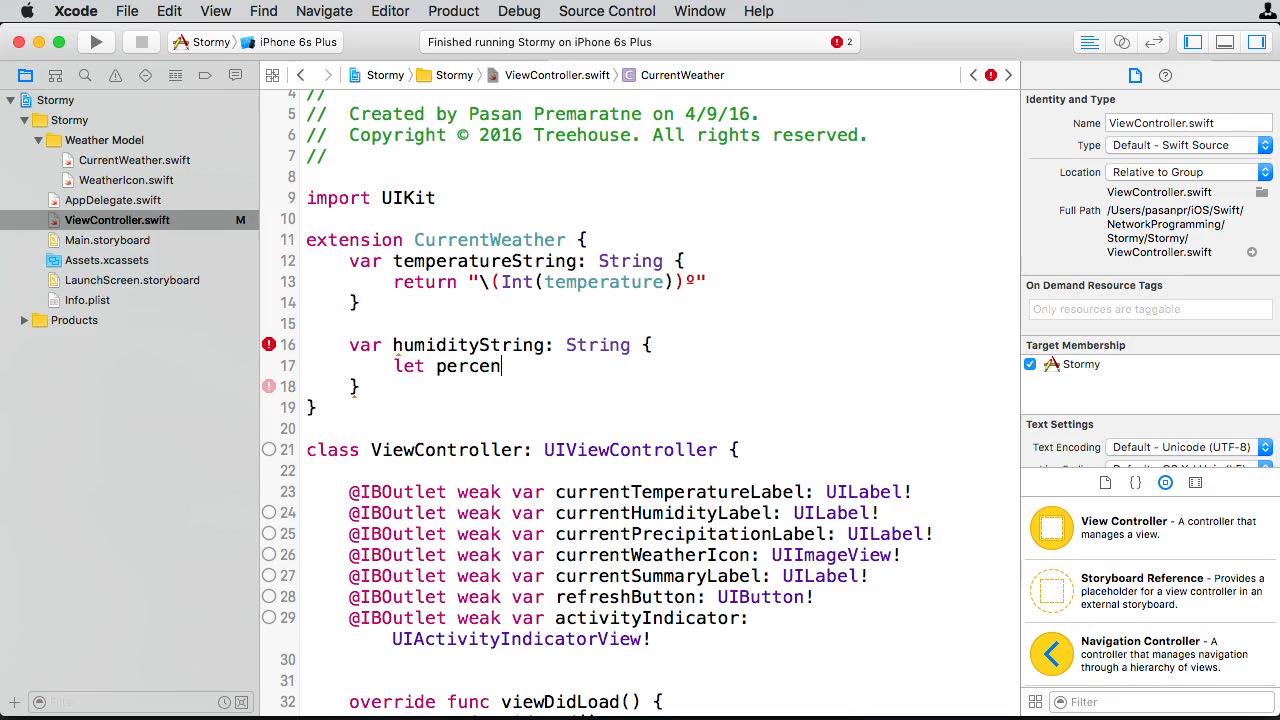 Teamtreehouse - Network Programming with Swift 2