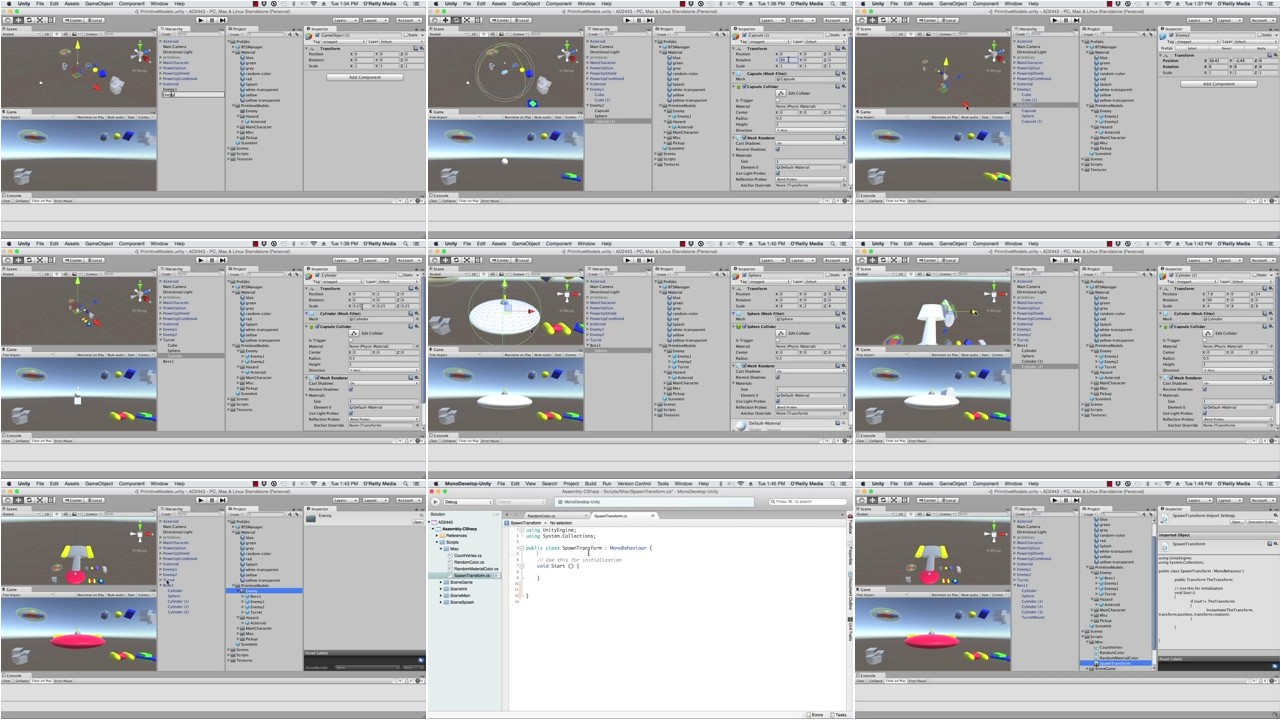 Hands-on Game Development with Unity V5 Training Video