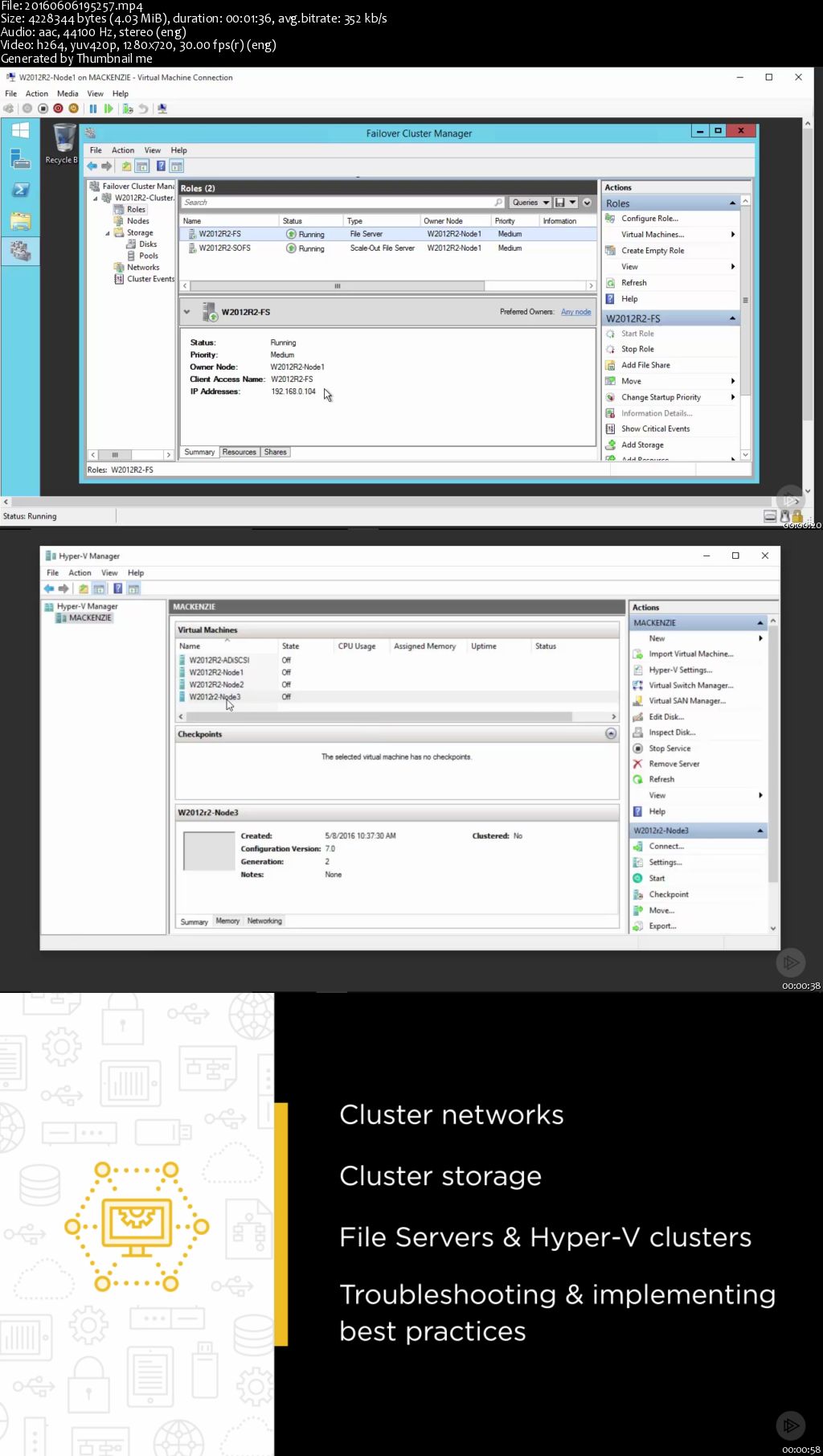 Windows Failover Clustering Fundamentals