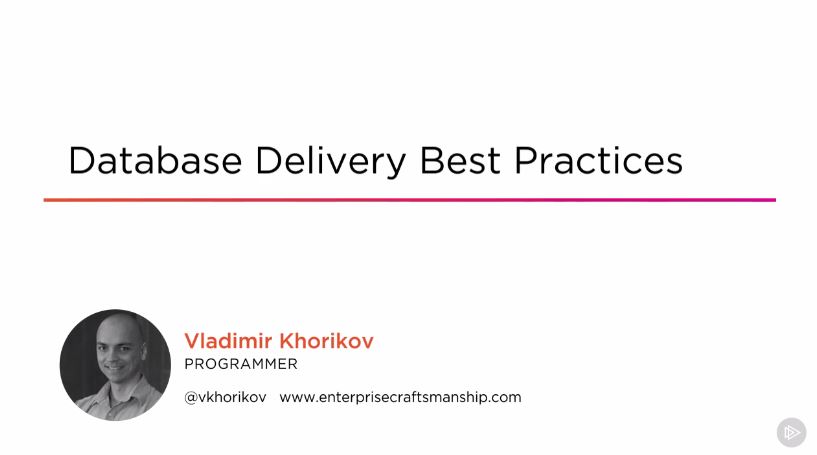 Database Delivery Best Practices