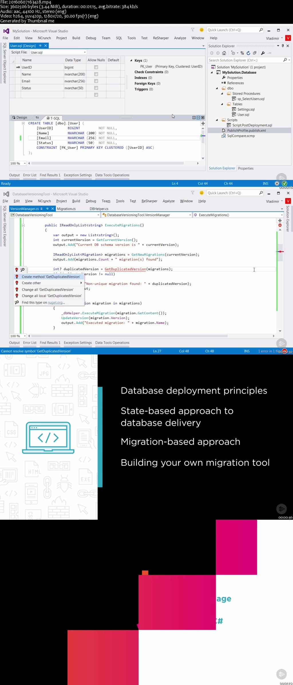 Database Delivery Best Practices