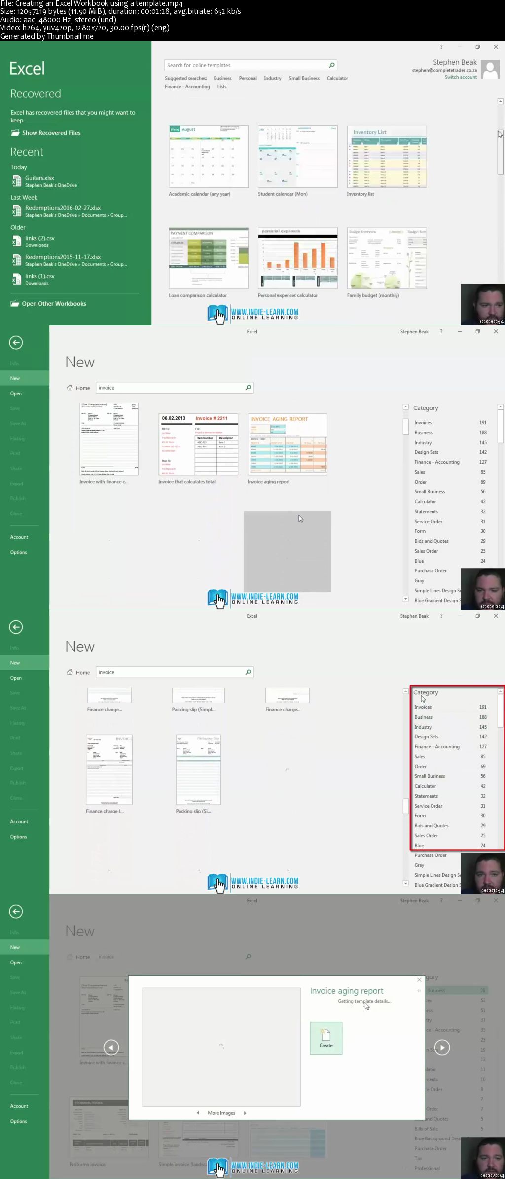 NEW! EXCEL 2016: Excel from beginner to professional