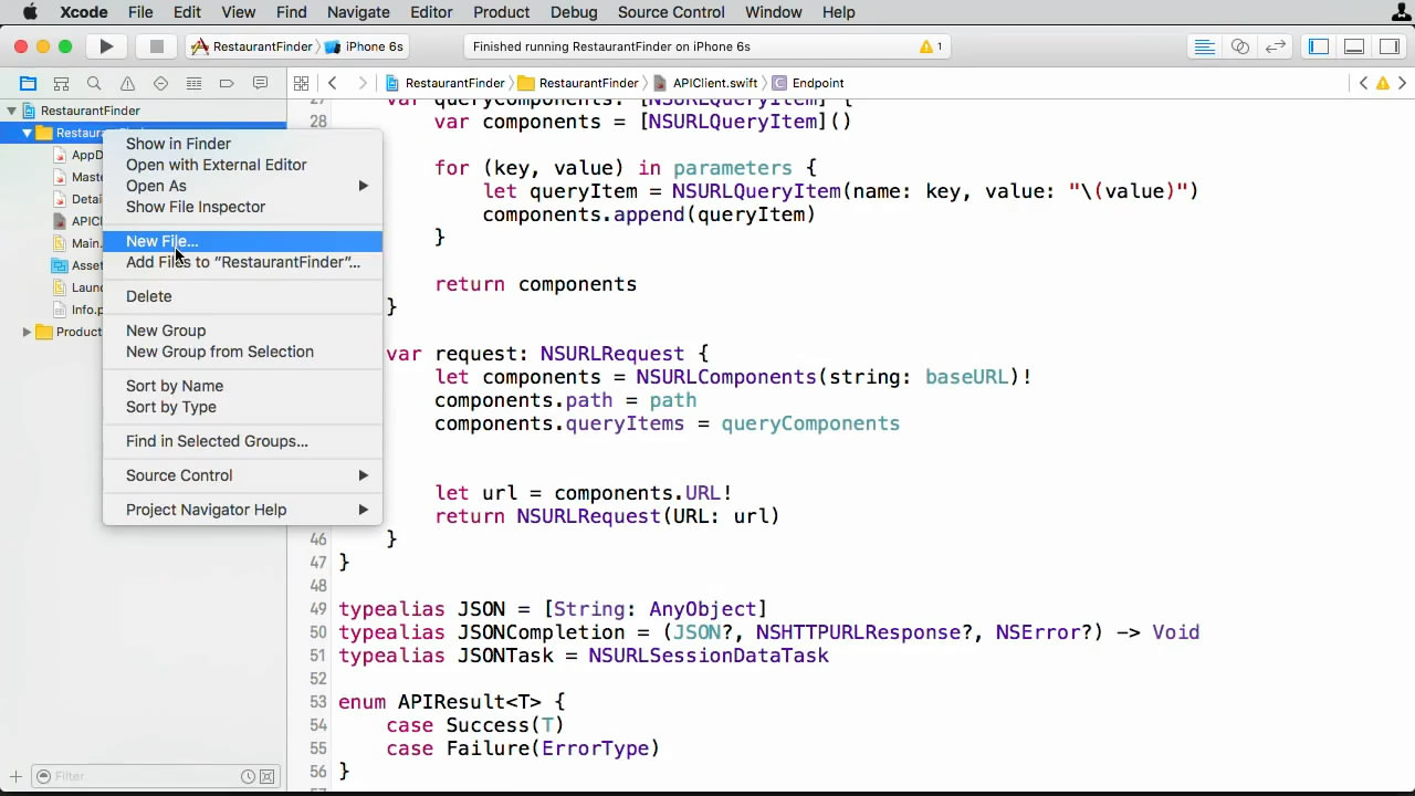 Displaying Data with Table Views in Swift 2