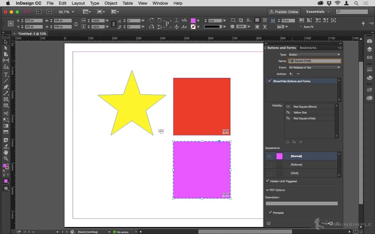 trainsimple - InDesign CC Interactive PDF