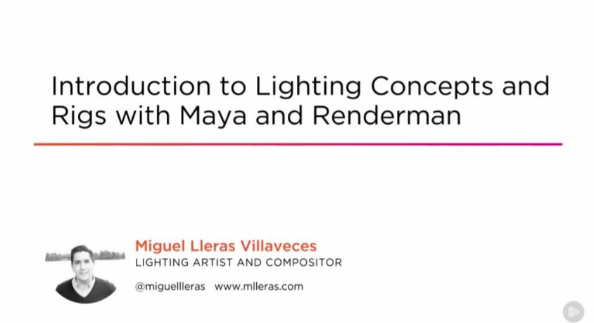 Introduction to Lighting Concepts and Rigs with Maya and Renderman