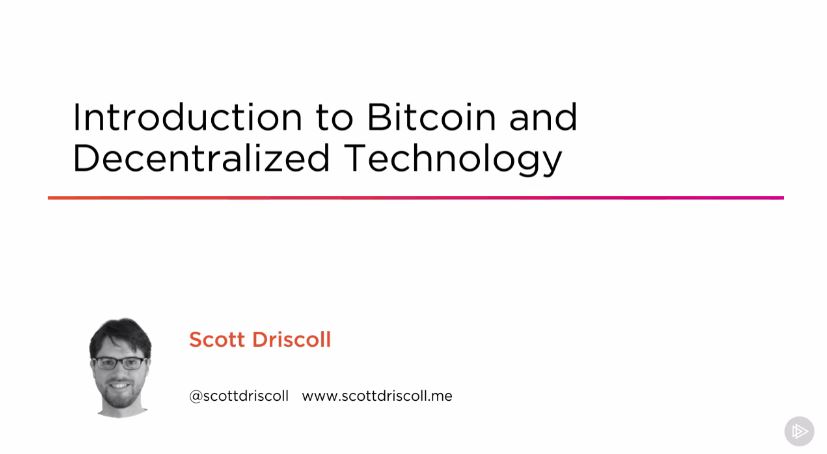 Introduction to Bitcoin and Decentralized Technology