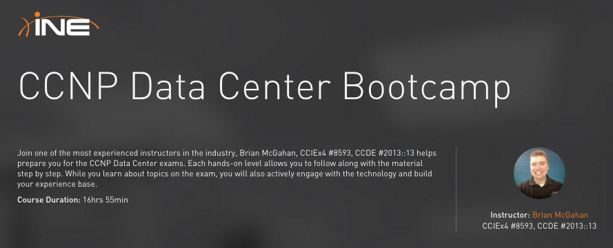 INE - CCNP Data Center Bootcamp