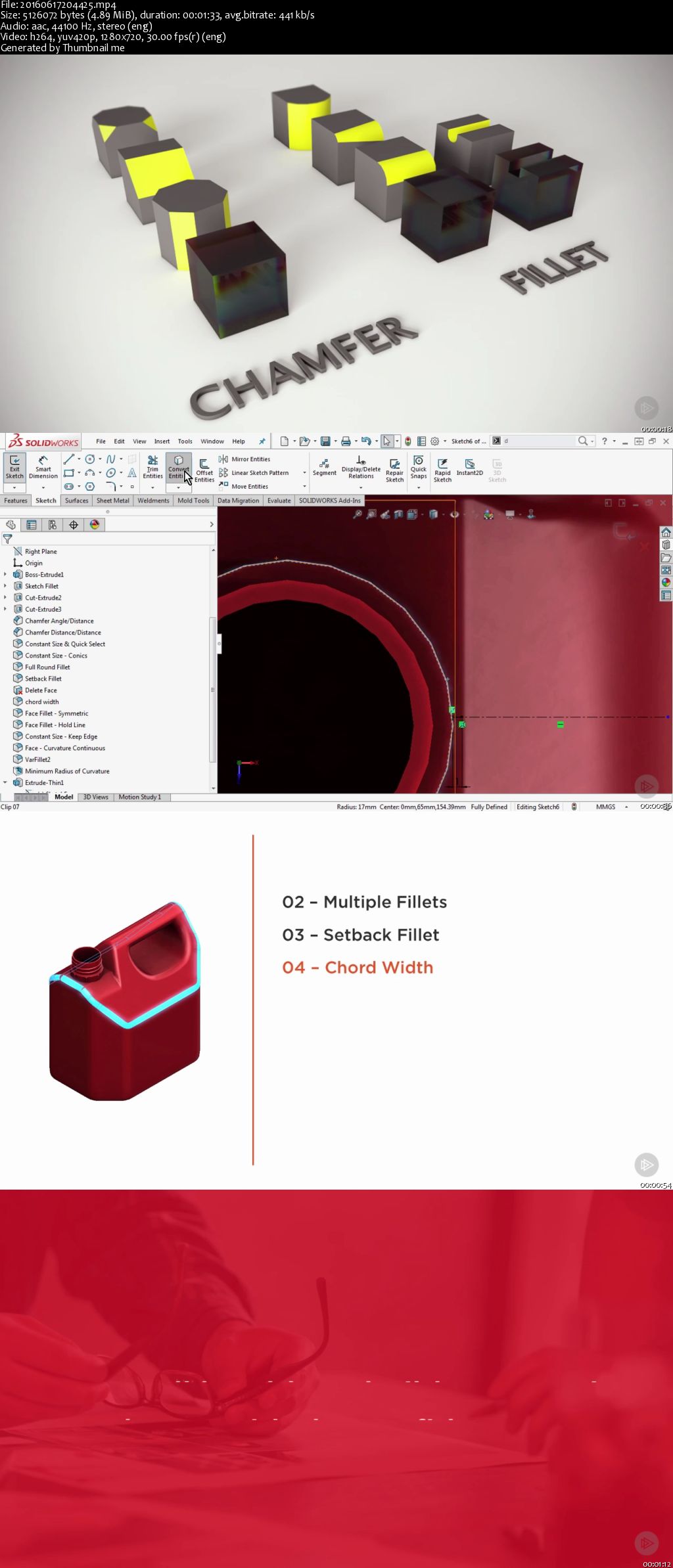 SOLIDWORKS - Advanced Filleting Techniques