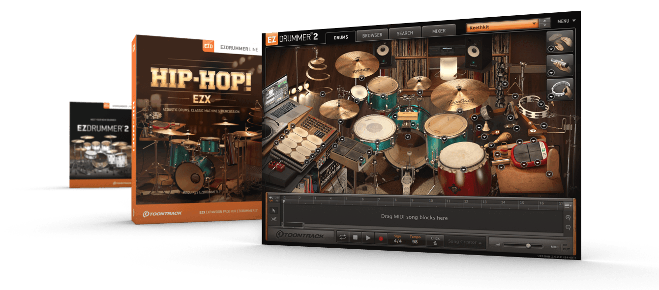 Toontrack EZX2 HipHop v1.0.0 HYBRID