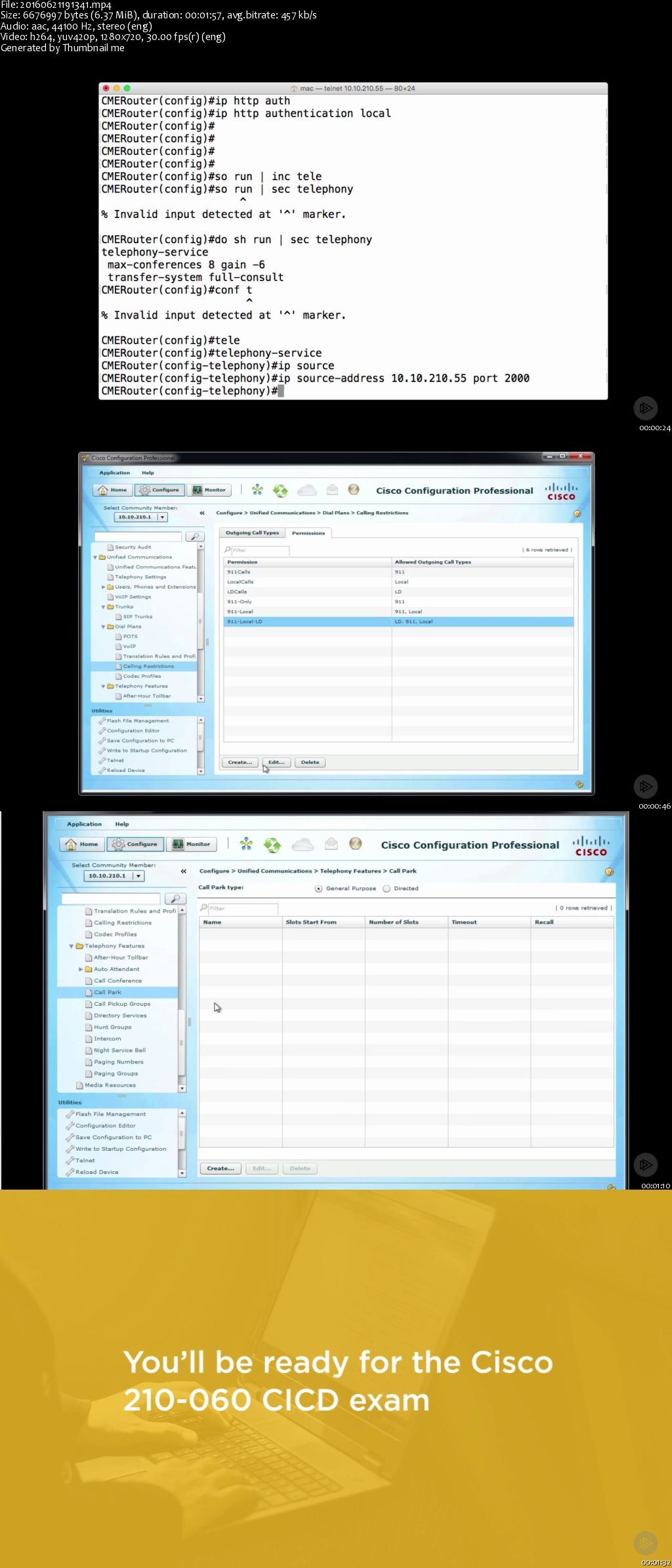 Call Control with CUCME for Cisco CICD (210-060)