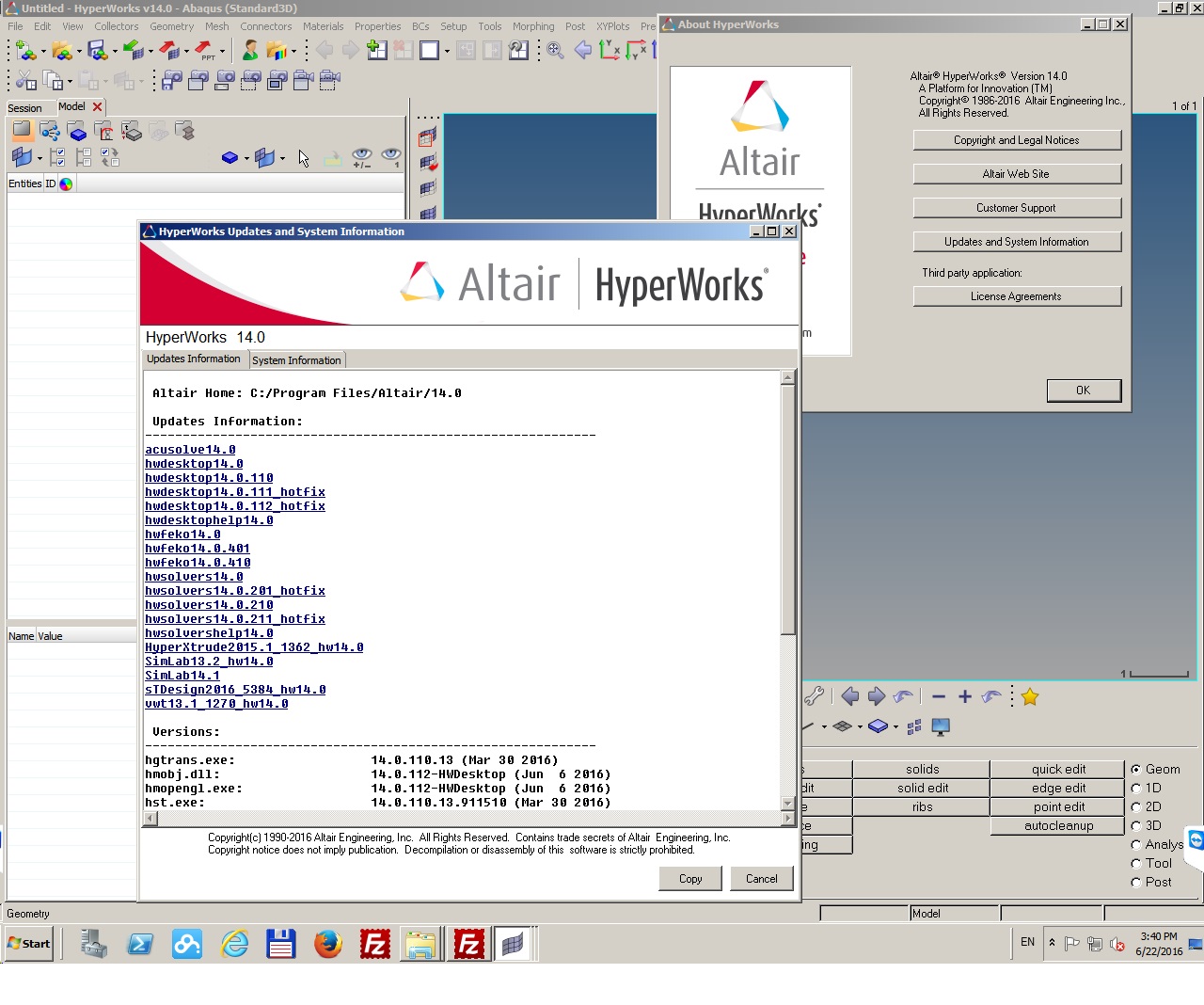 Altair HWDesktop 14.0.112 Update