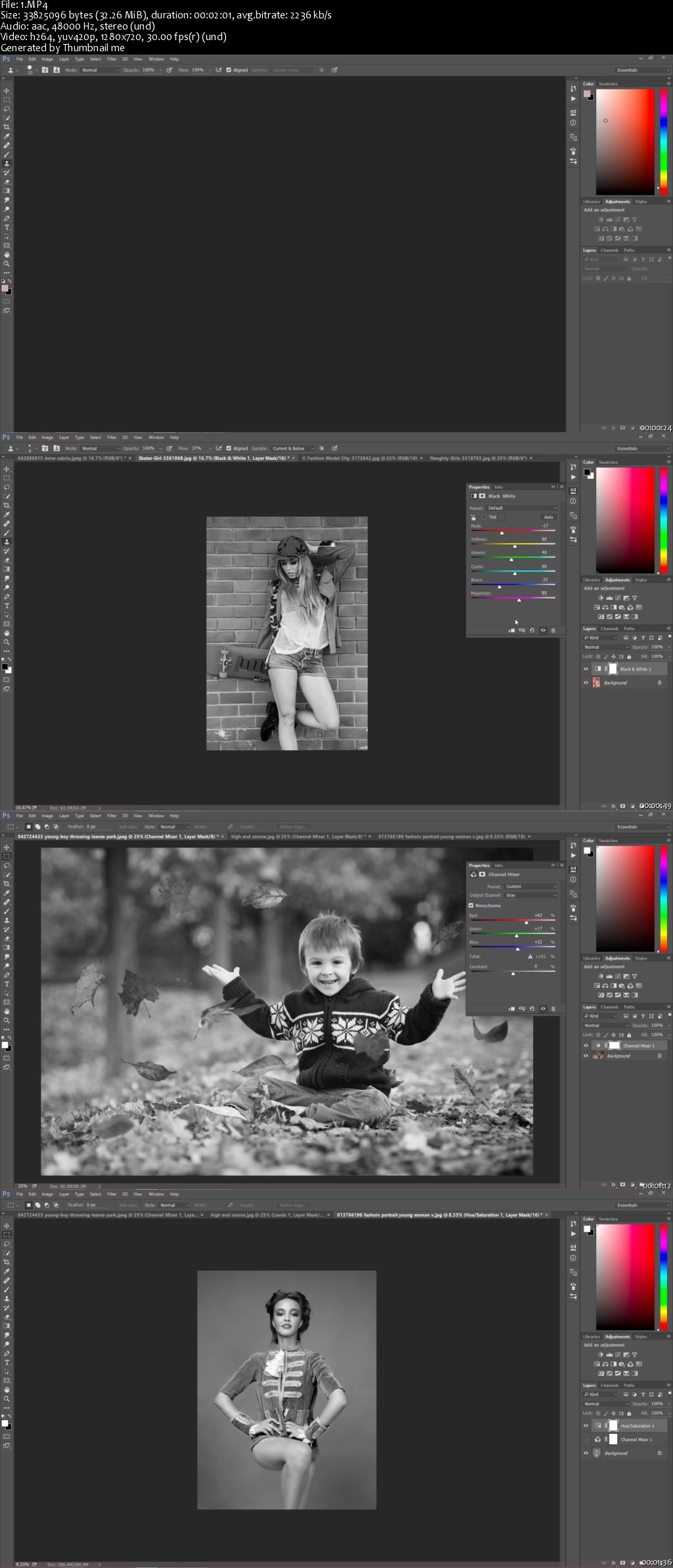 Photoshop CC: Mastering Black & White Photography (With Actions)