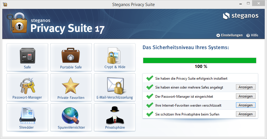 Steganos Privacy Suite17de