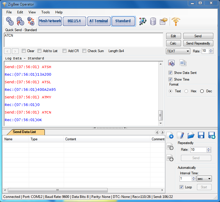 Serial Port Tool ZigBee Operator 1.2.0.177